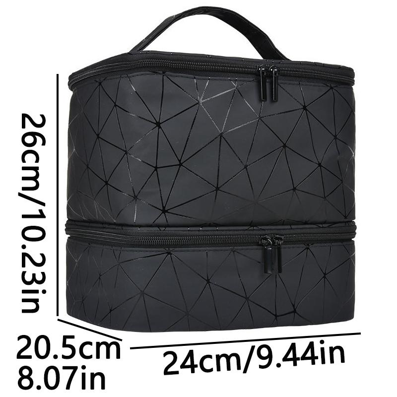 Portable Nail Polish Storage Bag Essential Oil Bag Cosmetic Nail Care Kit Hold 30 Bottles Nail Polish Storage Bag