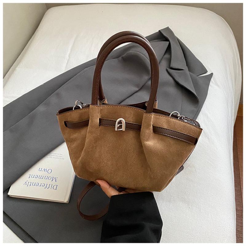 Сумка высокой ценности женская большой вместимости новая зимняя ретро нишевая сумка-мессенджер портативная дорожная сумка-ведро