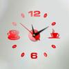 3D Wall Clock Acrylic Frameless Wall Clocks Diy Quartz Clocks Wall Stickers Silent Clock for Home Living Room Wall Decor Horloge
