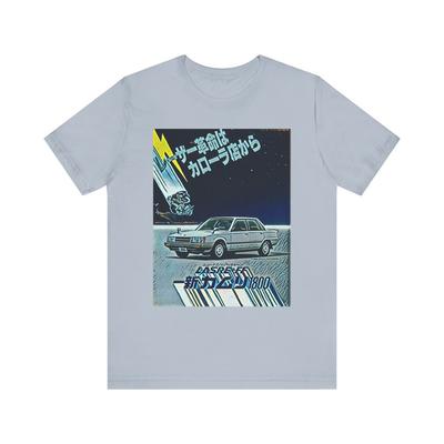 Camry T-Shirt mit Grafikdruck Kurzarm Toyota Rundhals Retro Auto Kunst Geschenk