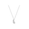 Idyllia Rhodium Plated Necklaces Womens White