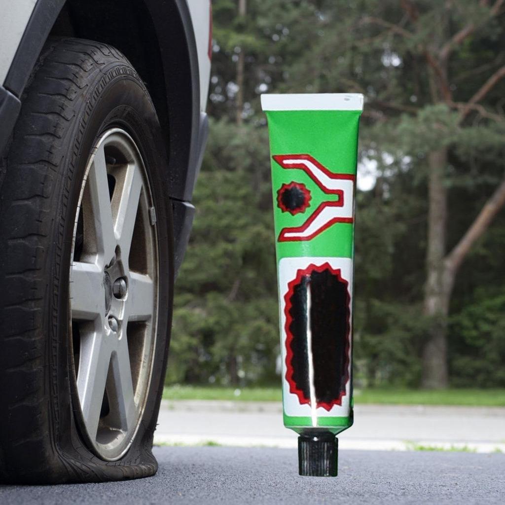 Puncture Repairer, Rubber Adhesive, Tire Sidewall Repair, Rubber Adhesive for Quick Repair and Repair,