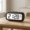 Minimalist LCD Digital Alarm Clock for Kids & Students, Smart Bedroom Desk Electronic Clock, Study Timer