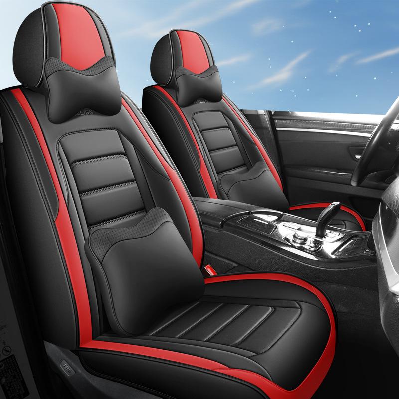 1PC Car Breathable PU Leather Car Seat Cover Fit Most Vehicles Car Front Seat Cover Car Seat Protector Seat Covers