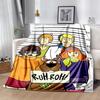 Scooby Doo Flannel Blanket Soft Warm All-Season Throw, Design for Camping, Car Travel, Hiking Sofa, Bed, Office Perfect Gift for Parties
