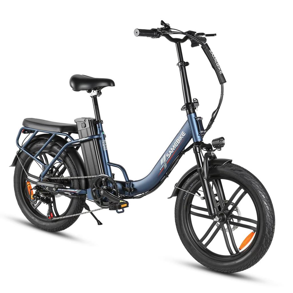2026 Samebike New CY20Pro 36V500W Brushless Motor 13Ah Detachable Battery Electric Bicycle Dual Disc Brake 3.0 Tire Electric Bicycle