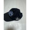 Used Stussy S logo baseball cap black
