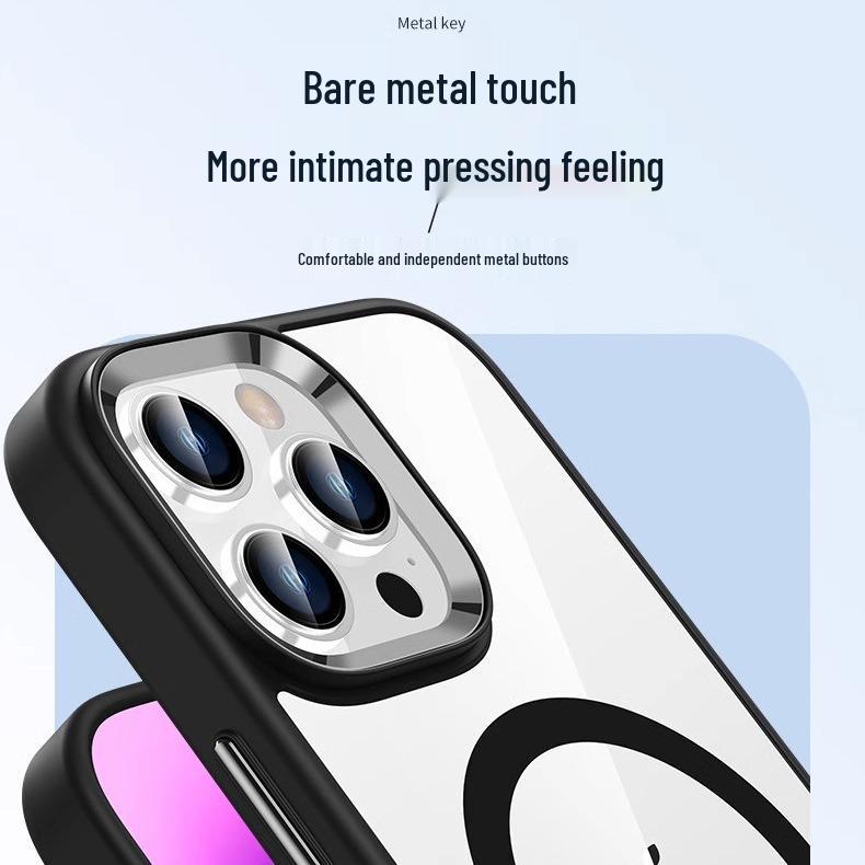 MagSafe High Transparency Magnetic Case for iPhone 17 Plus/16 Pro, Soft Edge, Drop Protection