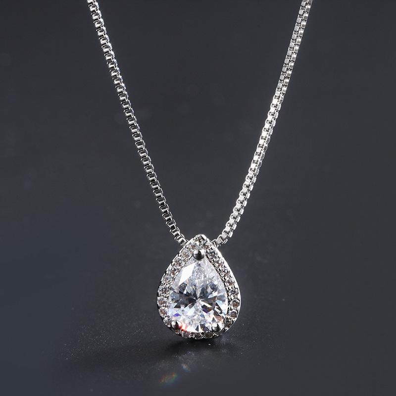 

Ювелирные изделия, Популярные серьги-капли с имитацией бриллиантов с высоким содержанием углерода, Набор подвесок-капель