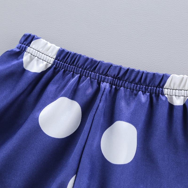 Pigiama per neonati, set per bambine, con motivo a onde, completo con camicetta a maniche corte e pantaloncini, 2 pezzi.