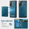For Samsung Galaxy S22+ 5G Magnetic Case CASEME ME80 Series Leather PC TPU Phone Cover with Detachable Wallet