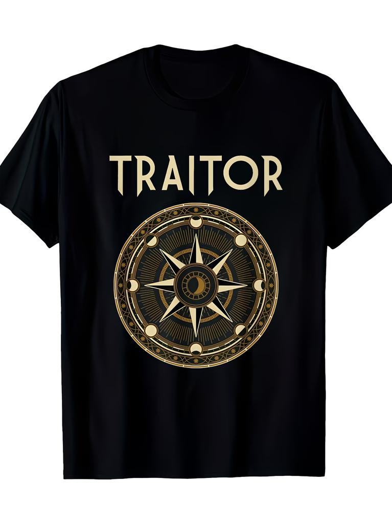 Men'S The Traitors T Shirt Women Top Tee Streetwear Oversize Casual Vintage Novelty Traitor Roundtable Traitor Or Believer