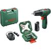 Drill Driver - Bosch - EasyDrill 1200 - 2 Batteries - Charger Included - Case with Bits