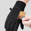 Cycling Gloves Adjustable Convertible Gloves Waterproof Gloves Non-Slip For Daily Use Outdoor Activities Cold Weather