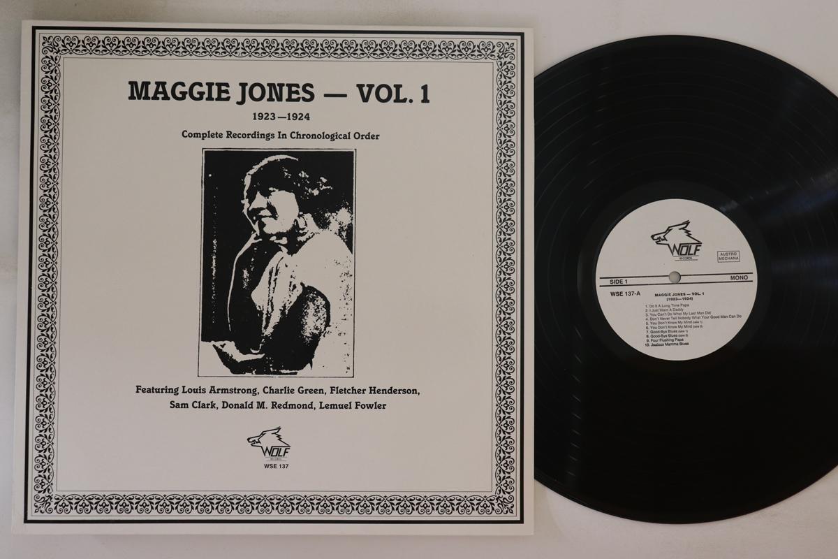 

LP Record MAGGIE JONES - Vol. 1 1923-1924 WSE137 WOLF Austria Blues Used