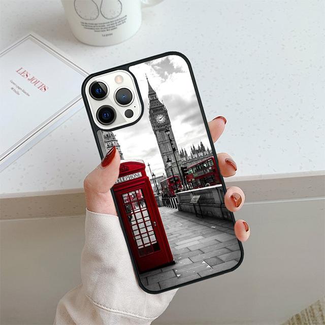 London Eye Eiffel Tower Big Ben Phone Case For iPhone 17 Air 14 15 16 13 12 Cover For Apple Pro Max 6S Plus