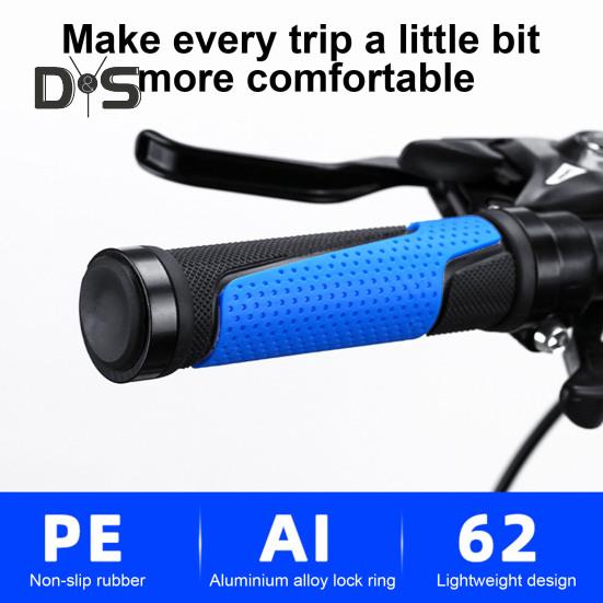 1 Pair Bicycle Handlebar Grip Cover Non-slip Rubber Heavy Duty Universal MTB Road Mountain Bike Handle Grip Sleeve Bicycle Accessories