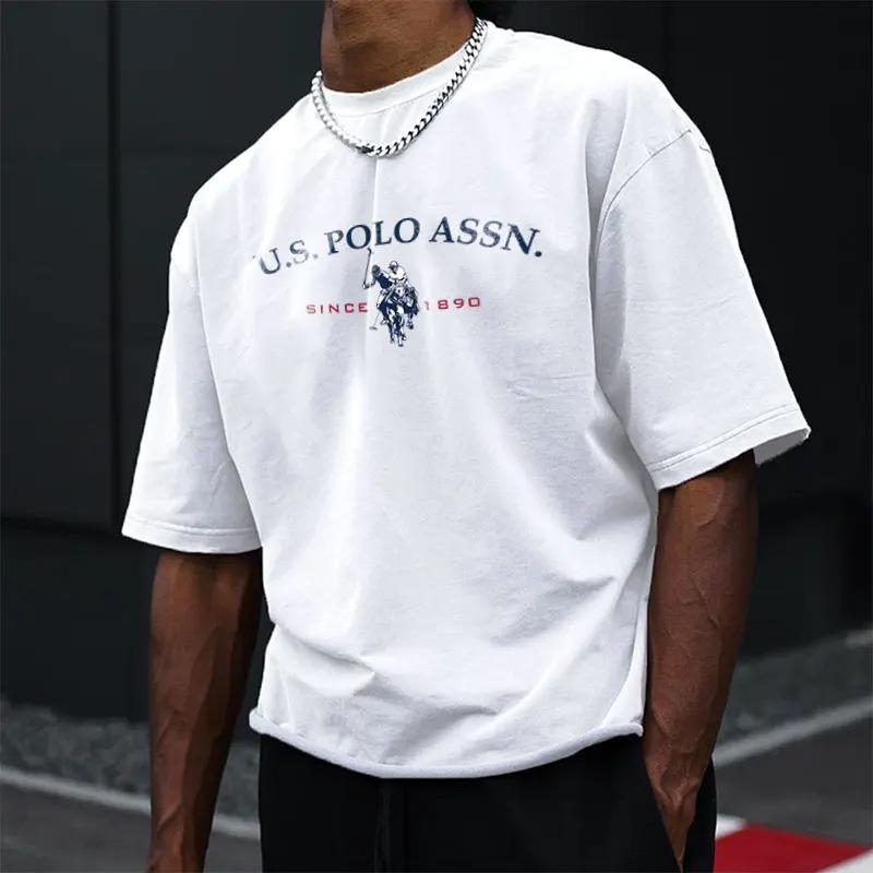 COOLMIND 100% Cotton Short Sleeve Cool Cat Print Men Tshirt Casual Summer Loose Men Cat T Shirt O-neck T-shirt Men Tee Shirts