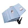 Auto Open Close Sun Umbrella Layer Pongee Fabric For Rainy Weather And Travel