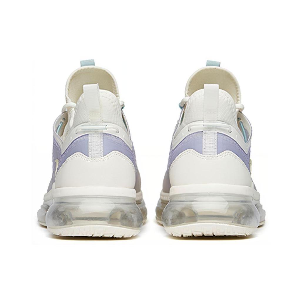Anta Comfortable Shock Absorbing Non-Slip Durable Low-Top Running Shoes Women Sneaker White Purple 922135518-3