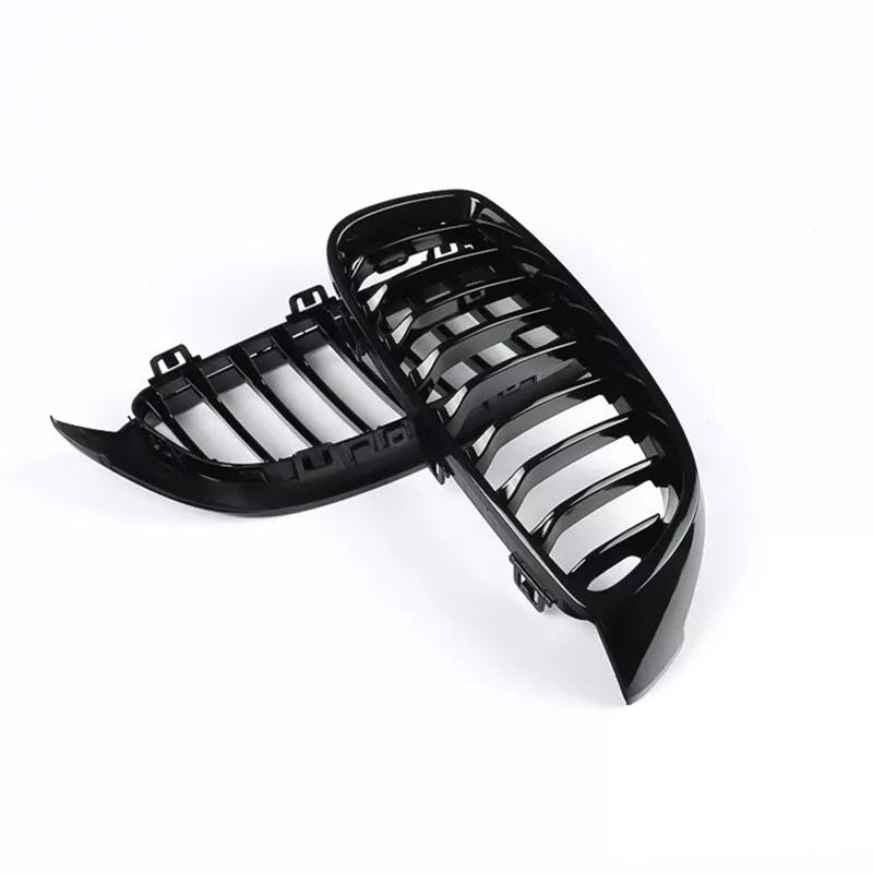 Front Pair For BMW Kidney Grille F32 F33 F36 F82 F83 2014-2020 Color:Glossy Black
