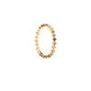 European Spanish Minimalist Crown Zircon Ring with Multicolor Diamonds for Women