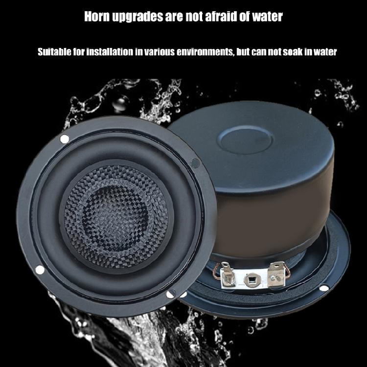 Enhances Bass 3inch Woofers Subwoofer Hifi Speakers , HiFi Sound, Fiberglasses Constructions, 4Ohm, 25W Rating