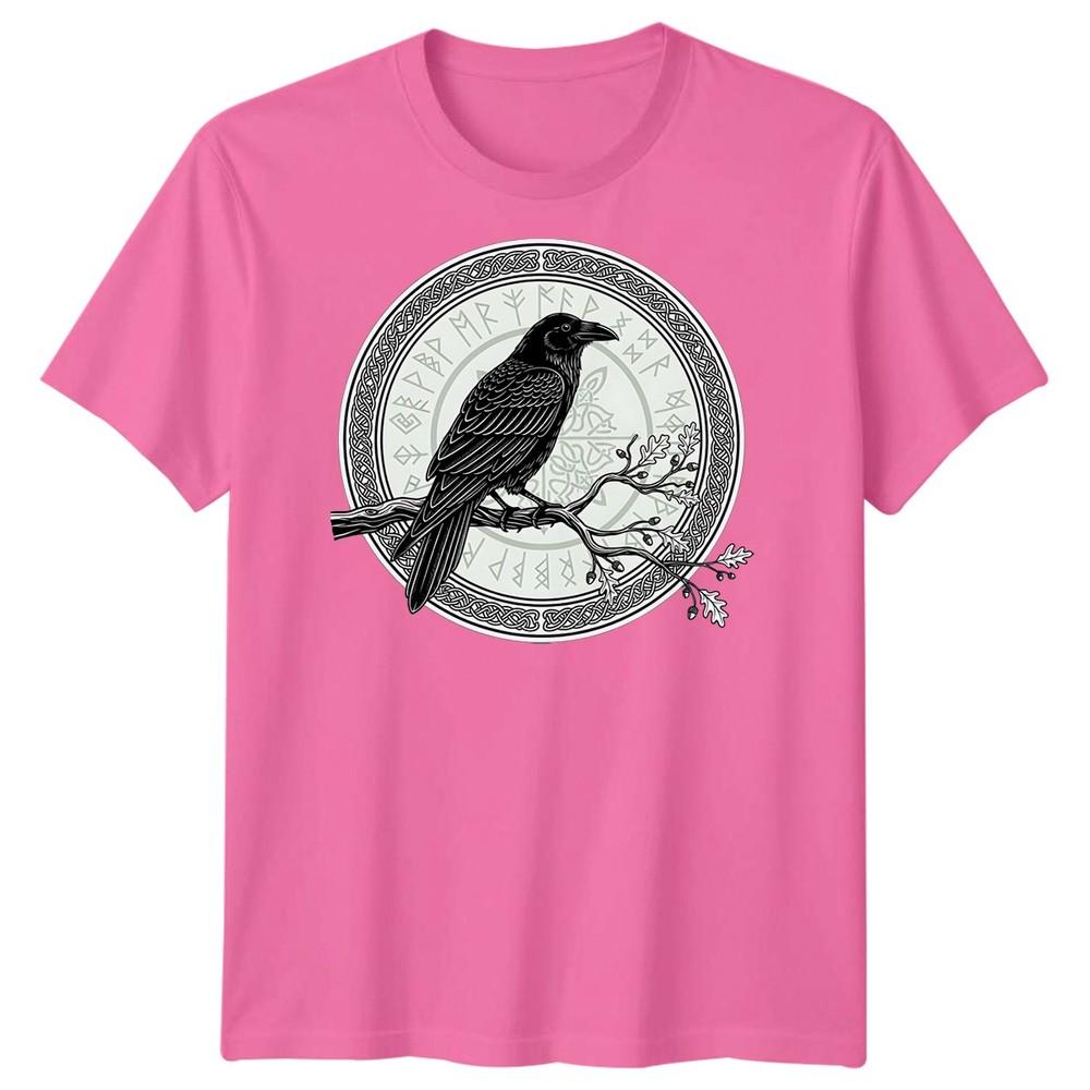 Raven Norse Mythology Runes Celtic Knot Unisexs TShirt
