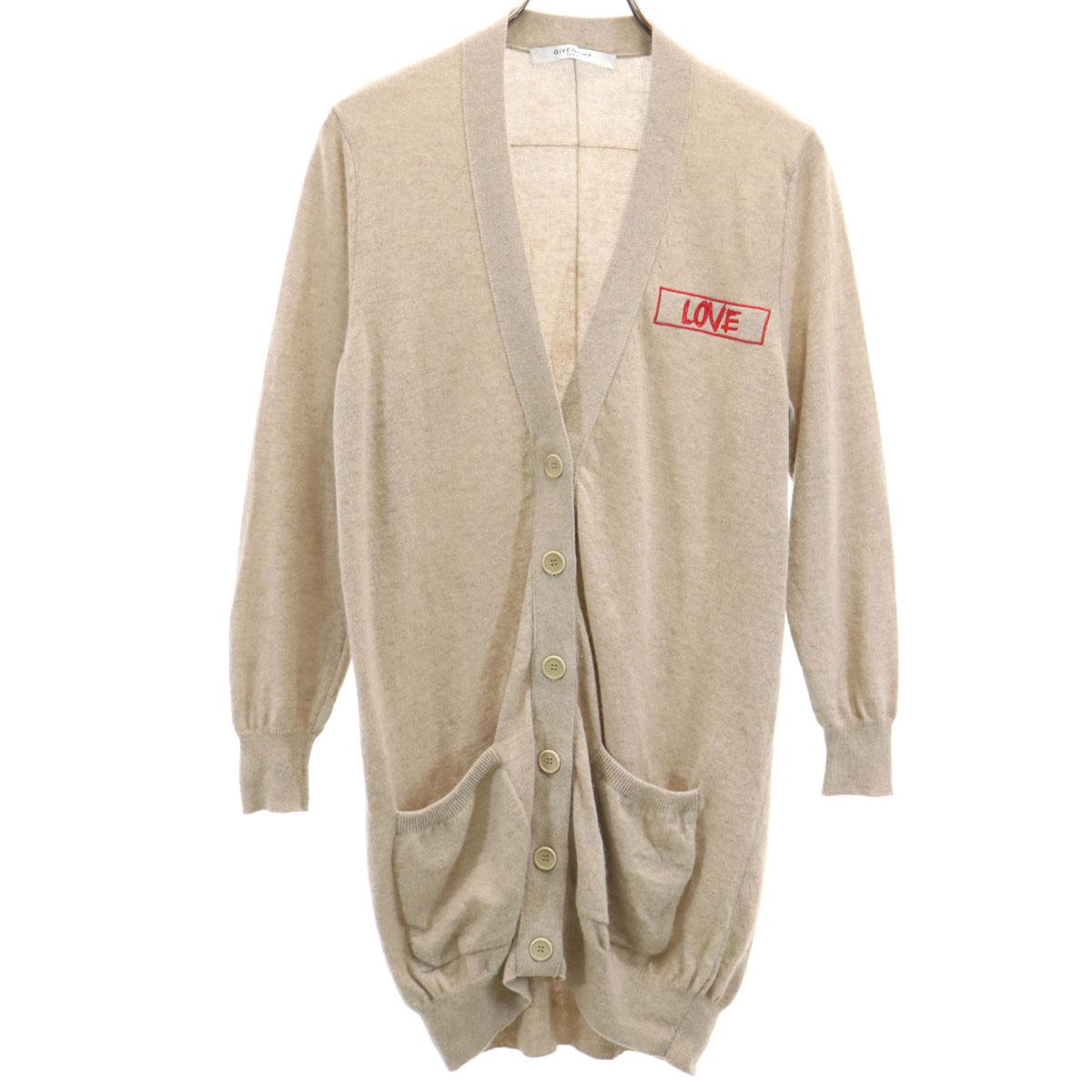 

Givenchy Made in Italy Cashmere Blend Long sleeve cardigan XS beige Women Used