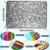 100x150cm DIY Maldecke Malen Sie Ihre eigene Decke Weiches Gemütliches Fleece Zeichenmatte Waschbar Wiederverwendbar Gemütliche Wohnkultur Decke