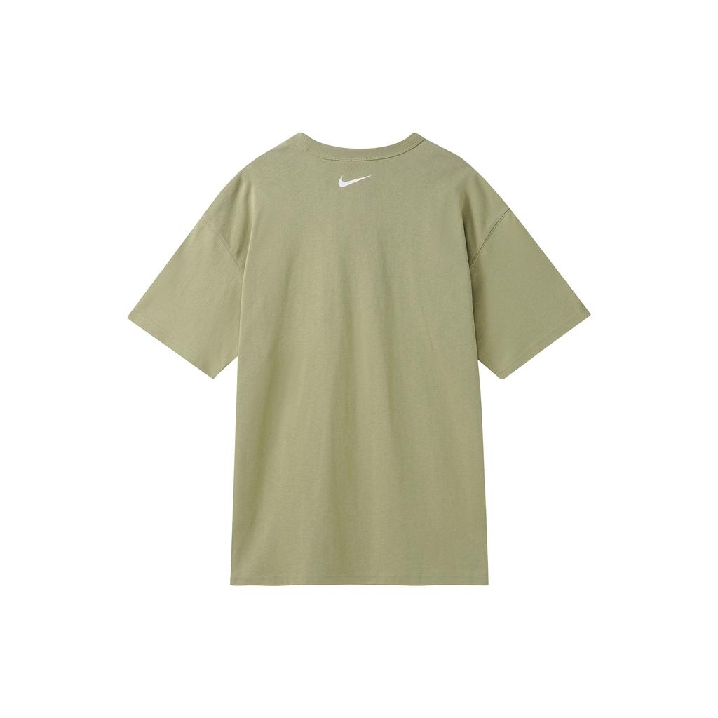 New Nike Drop Shoulder Sleeve T-Shirt Men's Olive Green FJ7681-276