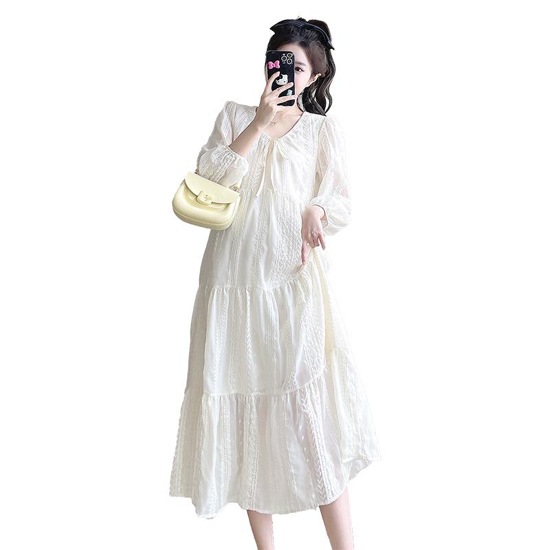 2026 Korean Style Loose Fit Plus Size Artistic Dress - Spring Collection