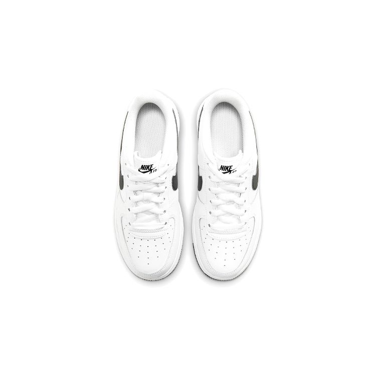 Nike Air Force 1 Low GS Weiß Eisengrau Kinder Sneaker Obsidian DJ4617-100