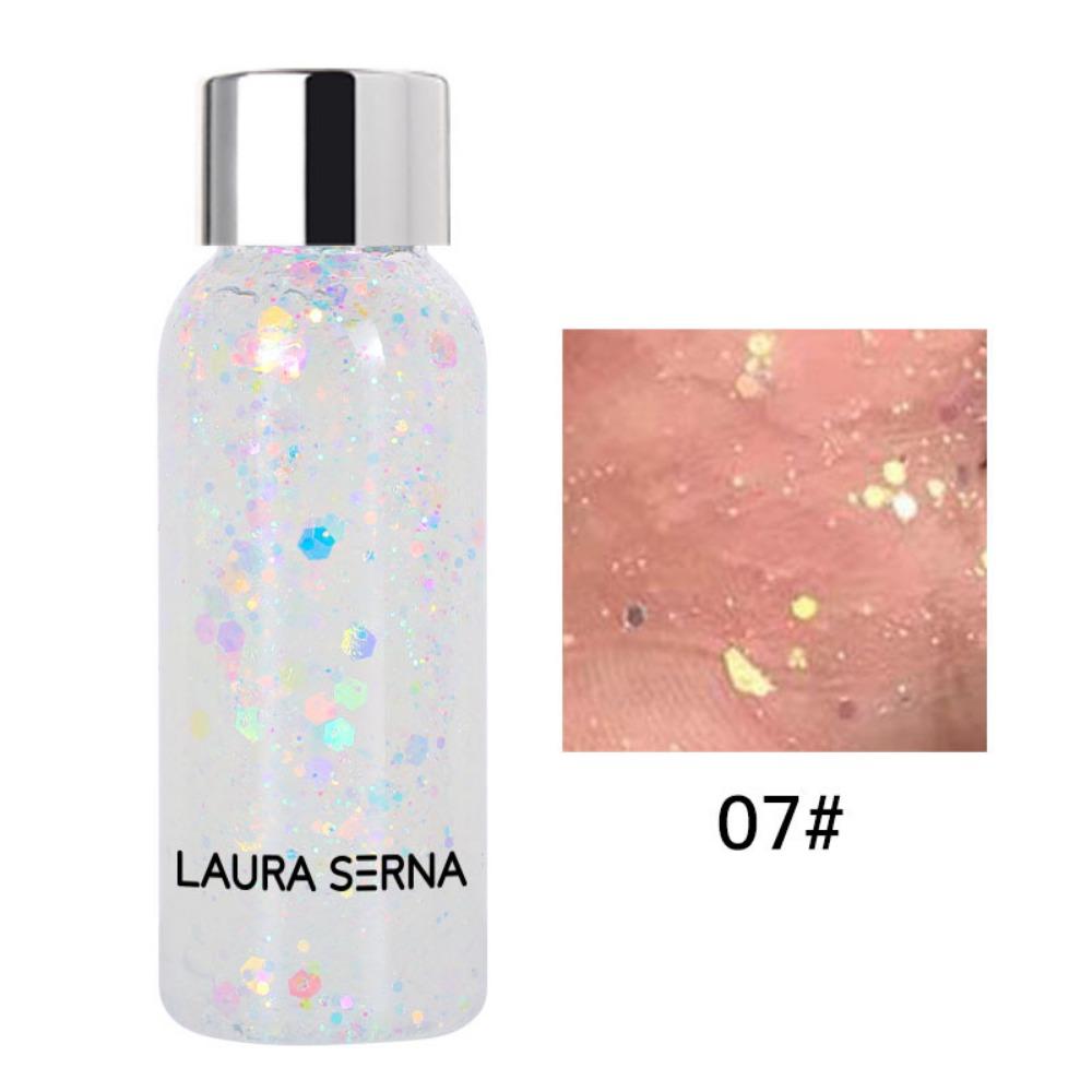 Gel, Sequins Face & Body Glitters Nail Hair Face Body Decoration Art Sequins Gel  Hair Decoration
