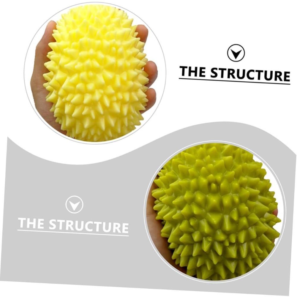 Soft Durian Squishy Stress Balls Squeeze Toys Stretchy Fruit Stress Relief Squeeze Ball Squishy Fidget Toy for Adults Kids