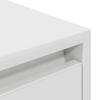 TV Stand White 188.5x41x50 Cm Engineered Wood