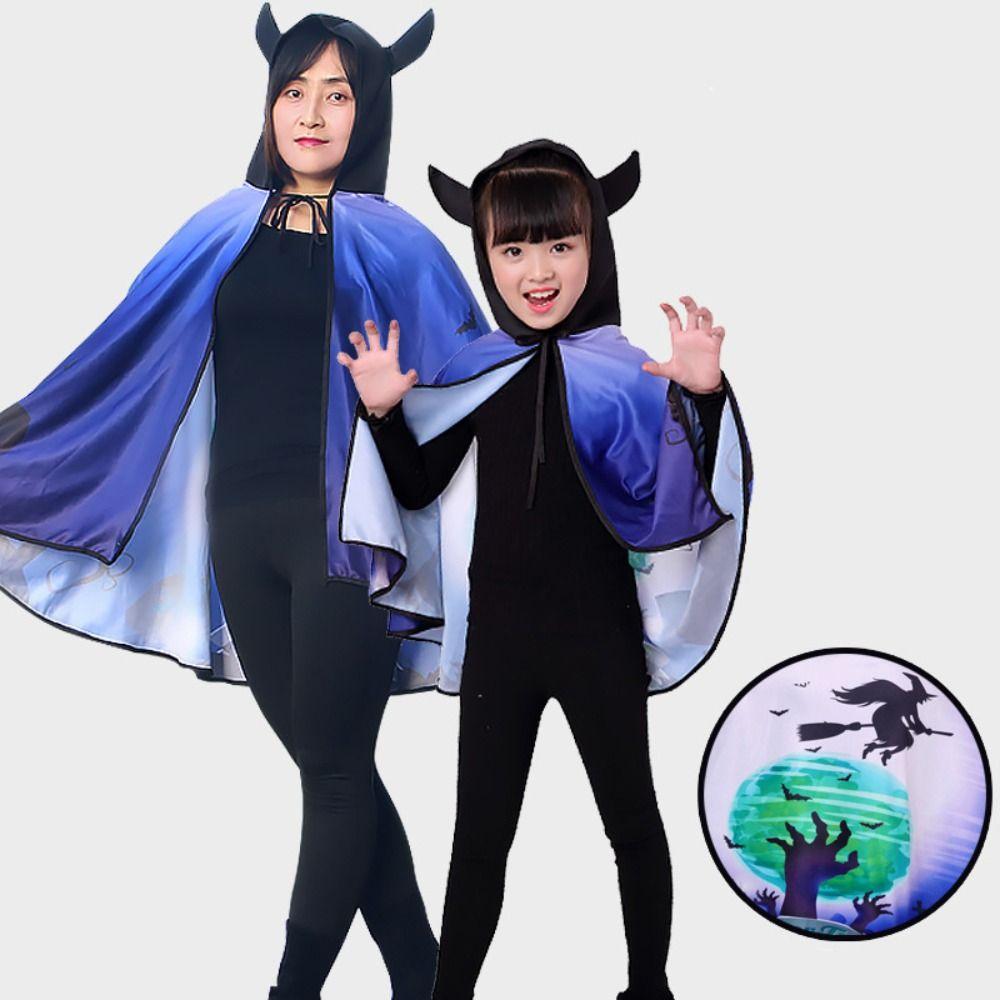 

Мультяшный плащ на Хэллоуин Детский день Косплей Костюм Панк Хэллоуин Косплей Плащ Волшебник