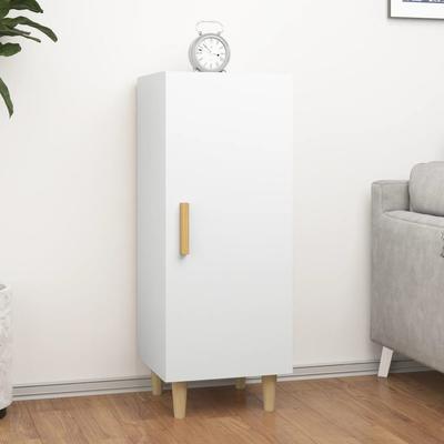 Vidaxl Cabinet, White, 34.5X34X90 Cm, Wood-Based Material