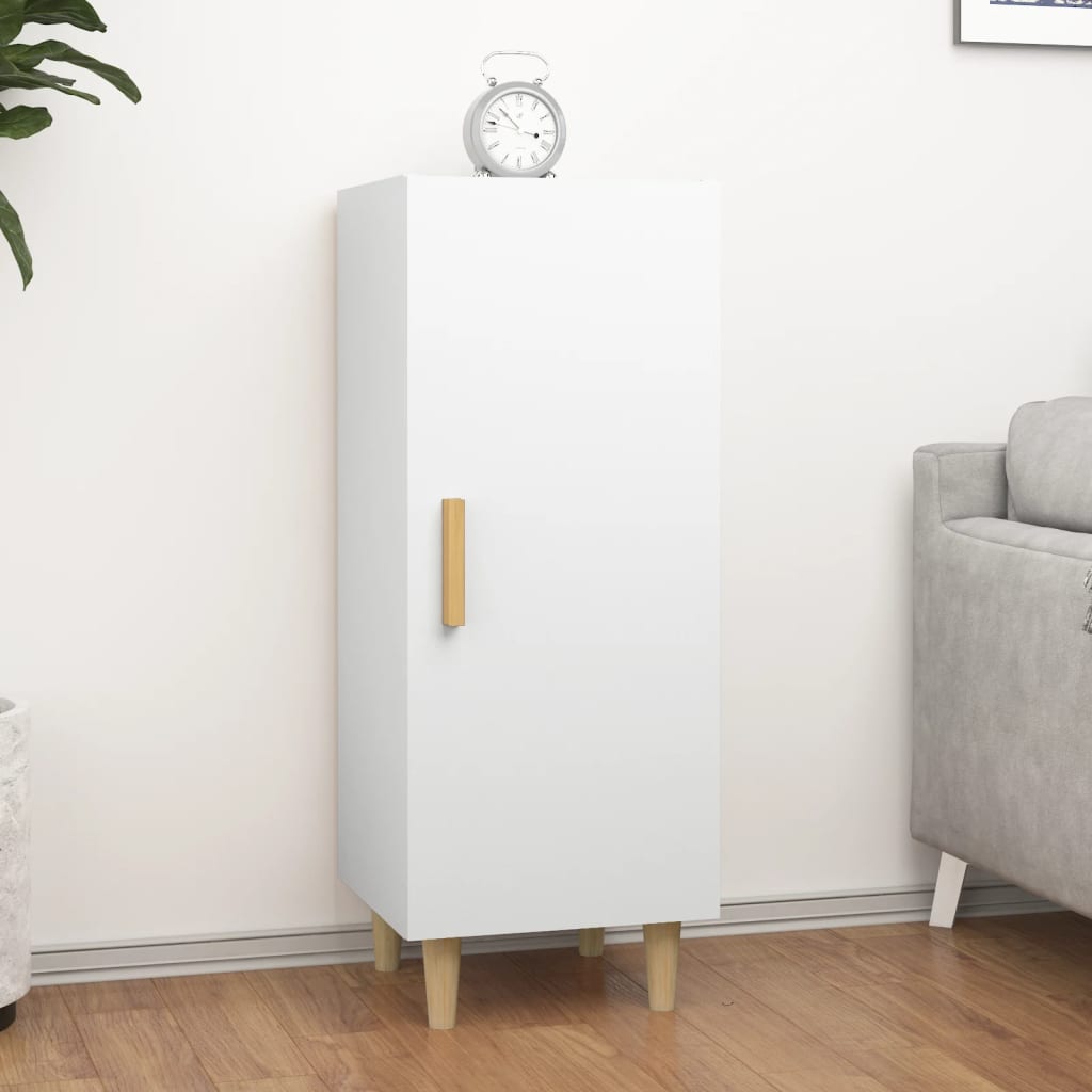 Sideboard White 34.5 x 34 x 90 cm Particleboard