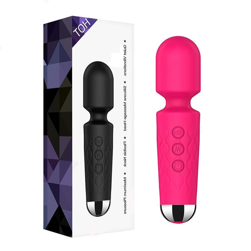 20 Modes Vibrating Massage Stick - Electric Body Massager Wand with Strong Vibration, Handheld Muscle Relief Tool for Neck, Back, Shoulder, Legs