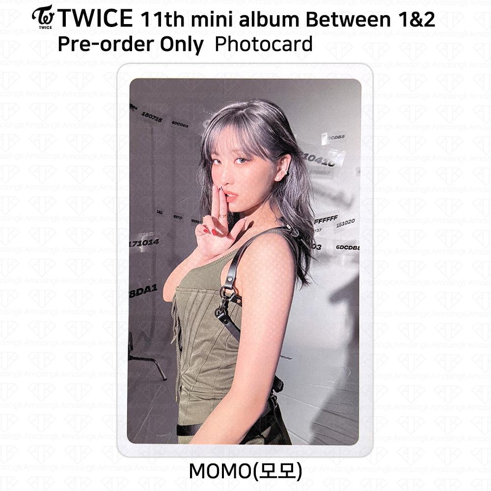 

TWICE 11-й мини-альбом между 1 и 2 Momo, фотокарточка, открытка, наклейка Polaroid POB Photocard - POB #02