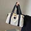 Korean Version of Simple Fashion Fitness Bag Large Capacity Hand Luggage Bag Women's Sports Travel Bag Portable Trend