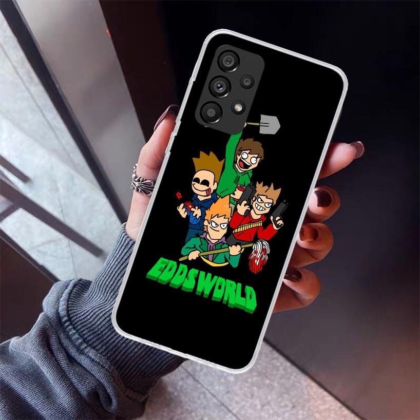 Anime Cartoon Eddsworld Phone Case For Samsung Galaxy A17 A16 A15 A14 A13 A57 A56 A55 A54 A53 A37 A36 A35 A34 A33 A26 A25 A24 A2