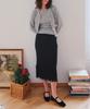 Hakesh Damaged Skirt_Black