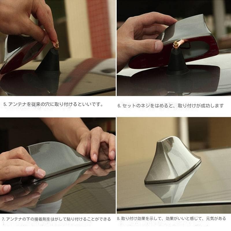 Haifischflossenantenne für Honda New N-Box N-Box Custom JF5 JF6 3. Generation 2023.10~Aktuell Winddicht,