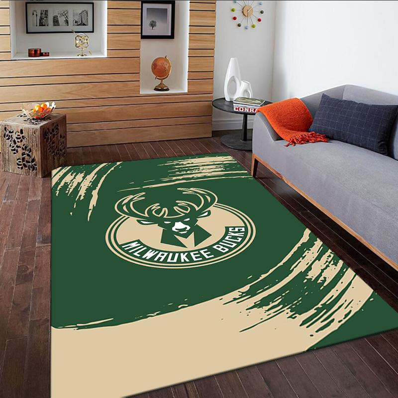 Bucks Team Logo Carpet, Kitchen Rugs, Yoga Mat, Non-Slip Mats, Rug for Bathroom, Living Room Bedroom, Camping Rugs Christmas Gift