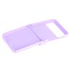 Folding Screen Phone Case Ultra Thin Scratch Proof Shockproof Wearable Mobile Phone Protective Cover Purple for Zflip4