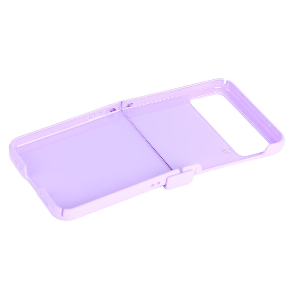Folding Screen Phone Case Ultra Thin Scratch Proof Shockproof Wearable Mobile Phone Protective Cover Purple for Zflip4