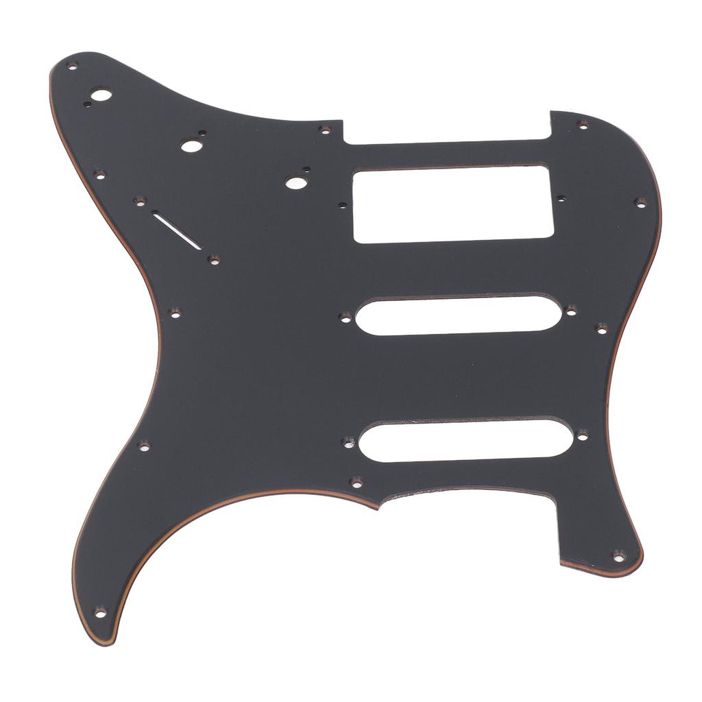 Plastic Guitar Pickguard 11 Mounting Holes 3 Layer HSS Scratch Guard Plate Replacement for ST Electr