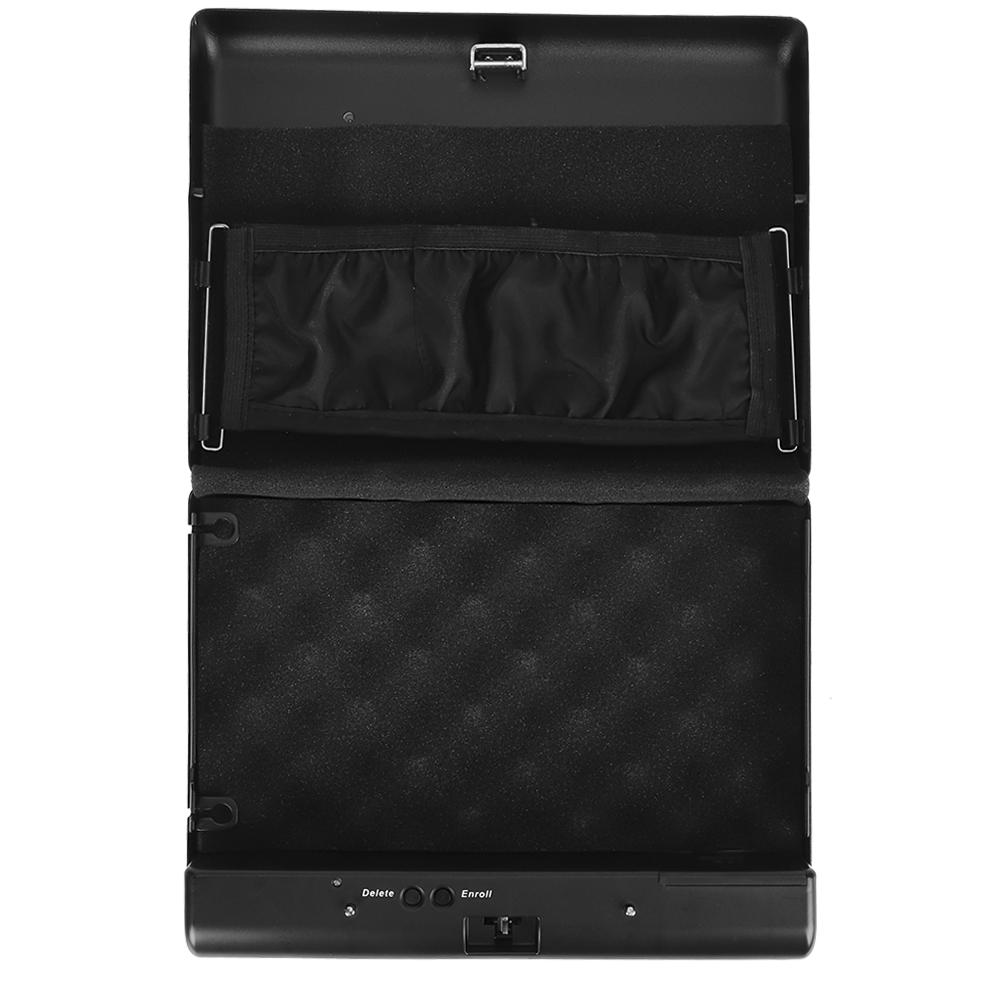 Fingerprint Safe Box Cold Rolled Steel  Key Lock Safes for Money Valuables Jewelry Pistol Mini Car